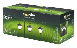 Pack 3 lanternes solaires EZ Solar GL1074EZ