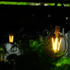 Pack de 3 Ampoules LED E27 A60 3.8W Filament Classe Énergétique A 210lm/W - Blanc Chaud 2300K - 3500K - SILAMP