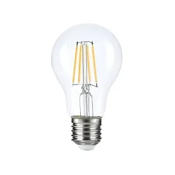 Pack de 3 Ampoules LED E27 A60 3.8W Filament Classe Énergétique A 210lm/W - Blanc Chaud 2300K - 3500K - SILAMP