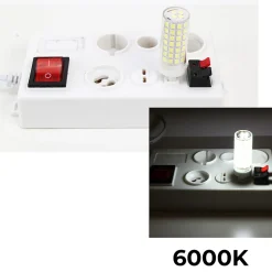 Pack de 6 Ampoules LED G9 Tubulaires 6W 6000K Lumière Froide 220240V AC Efficacité et Durabilité