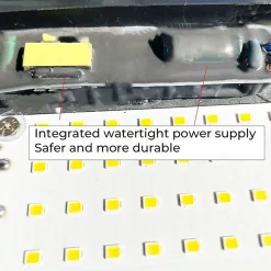 Pack de 10 Projecteurs LED Extérieur 150W Lumière Froide 6000K 15750lm IP65 Angle 120 Support Réglable Aluminium