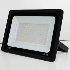 Pack de 10 Projecteurs LED Extérieur 150W Lumière Froide 6000K 15750lm IP65 Angle 120 Support Réglable Aluminium