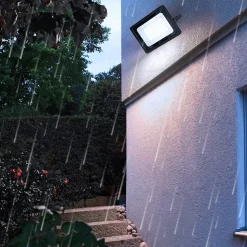 Pack de 5 Projecteurs LED Extérieur 150W Lumière Froide 6000K 15750lm IP65 Angle 120 Support Réglable Aluminium