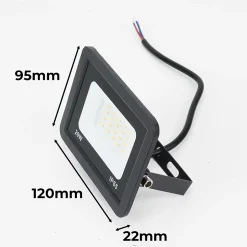 Pack de 5 Projecteurs LED Extérieur 20W IP65 Étanche 1900Lm 3000K Blanc Chaud Idéal pour Maison Garage Patio Terrasse e