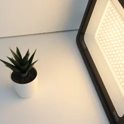 Pack de 5 Projecteurs LED Extérieur 150W Lumière Blanche Chaude 3000K 14250lm IP65 Support Réglable