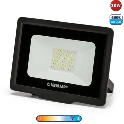 PADLIGHT5, projecteur LED SMD 30W IP65, noir 6500K