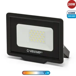 PADLIGHT5, projecteur LED SMD 20W IP65, noir 6500K