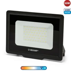 PADLIGHT5, projecteur LED SMD 50W IP65, noir 6500K