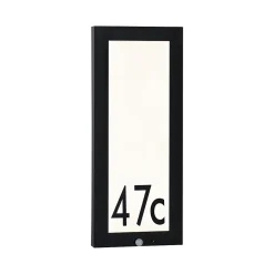 Panneau d'extérieur LED Board Détecteur de mouvement crépusculaire (IR) IP44 carré 250x600mm 3000K 10W 900lm 230V Anthracite Alumi
