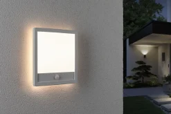 Panneau d'extérieur LED Lamina Backlight Détecteur de mouvement crépusculaire (IR) résistant à l'eau de mer IP44 carré 250x250mm 3