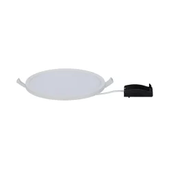 Panneau encastré LED Areo IP44 rond 180mm 11W 770lm 3000K Blanc dépoli gradable
