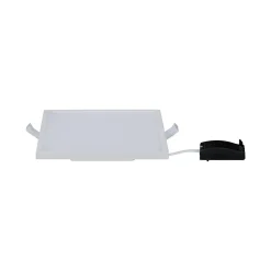 Panneau encastré LED Areo carré 180x180mm 12W 1000lm 3000K Blanc dépoli