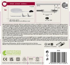 Panneau encastré LED Cover-it Promo rond 116mm 4,5W 400lm 3000K Blanc dépoli