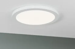 Panneau encastré LED 2in1 Cover-it rond 330mm 22W 1700lm 4000K Blanc dépoli