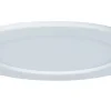 Panneau encastré LED IP44 rond 170mm 12W 850lm 4000K Blanc