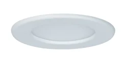 Panneau encastré LED IP44 rond 115mm 6W 390lm 4000K Blanc