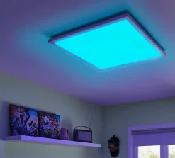 Panneau LED + télécommande 59,5 x 59,5 cm 34W 400lm IP20 blanc