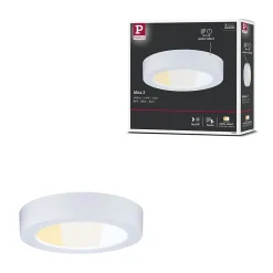 Panneau LED Abia 2 White Select Détecteur de mouvement crépusculaire (HF) rond 170mm 9,5W 1100lm 2700 - 4000K Blanc