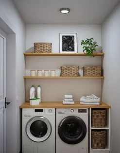 Panneau LED Abia 2 White Select Détecteur de mouvement crépusculaire (HF) rond 170mm 9,5W 1100lm 2700 - 4000K Chrome mat