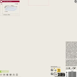 Panneau LED Abia carré 300x300mm 22W 2000lm 2700K Blanc