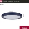 Panneau LED Abia rond 300mm 22W 2200lm 2700K Bleu nuit