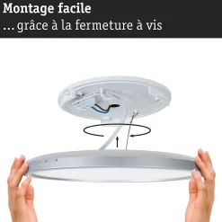 Panneau LED Alya rond 230mm 17W 1700lm 3000 - 6500K Blanc