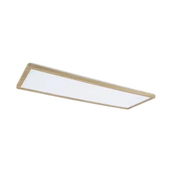 Panneau LED Atria Shine Backlight IP44 carré 580x200mm 22W 2300lm 4000K Esthétique bois