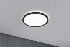 Panneau LED Atria Shine Backlight rond 293mm 16W 1600lm 4000K Noir