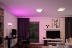 Panneau LED Atria Shine Backlight rond 293mm 12W 1400lm RGBW Chrome mat gradable