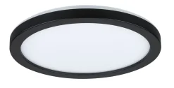 Panneau LED Atria Shine Backlight rond 190mm 11,2W 850lm 4000K Noir