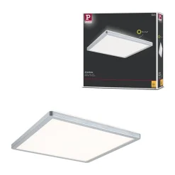 Panneau LED Atria Shine Backlight carré 293x293mm 16W 1600lm 3000K Chrome mat