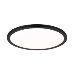 Panneau LED Atria Shine Backlight rond 293mm 16W 1600lm 3000K Noir