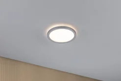 Panneau LED Atria Shine Backlight rond 190mm 11,2W 850lm 3000K Chrome mat