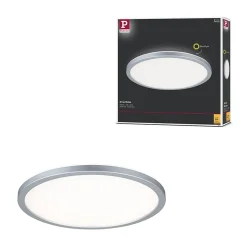 Panneau LED Atria Shine Backlight rond 293mm 16W 1600lm 3000K Chrome mat