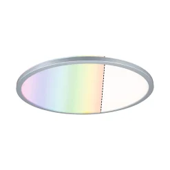 Panneau LED Atria Shine Backlight rond 420mm 20W 2200lm RGBW Chrome mat gradable