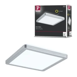 Panneau LED Atria Shine Backlight carré 190x190mm 11,2W 900lm 4000K Chrome mat