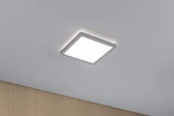 Panneau LED Atria Shine Backlight carré 190x190mm 11,2W 900lm 4000K Chrome mat