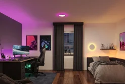 Panneau LED Atria Shine rond 290mm 19W / 2W 1500lm / 0lm RGB+ Blanc gradable