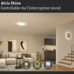 Panneau LED Atria Shine rond 400mm 32W / 3W 2700lm / 0lm 3000K Blanc