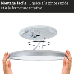 Panneau LED Atria Shine rond 400mm 32W / 3W 2700lm / 0lm 3000K Blanc