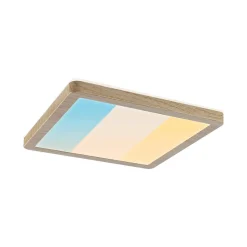 Panneau LED Atria Shine White Select IP44 carré 190x190mm 8W 1160lm 3000 - 6500K Esthétique bois