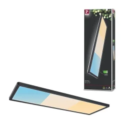 Panneau LED Atria Shine White Select IP44 carré 560x200mm 15,2W 2030lm 3000 - 6500K Noir