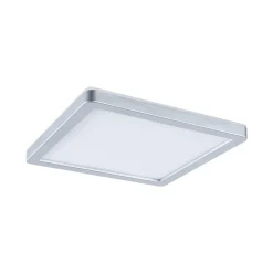 Panneau LED Atria Shine White Select IP44 carré 190x190mm 8W 1160lm 3000 - 6500K Chrome mat