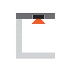 Panneau LED carré 120 x 120mm 6W 4000K blanc neutre ASLO