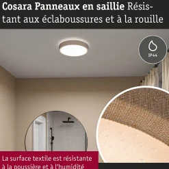 Panneau LED Cosara IP44 rond 300mm 15W 1300lm 4000K Beige