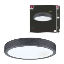 Panneau LED Cosara IP44 rond 300mm 15W 1300lm 4000K Gris foncé
