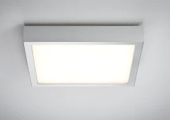 Panneau LED Lunar carré 225x225mm 12,5W 1140lm 3000K Chrome mat