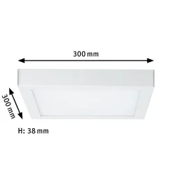 Panneau LED Lunar carré 300x300mm 16W 1300lm 3000K Blanc