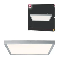 Panneau LED Lunar carré 600x600mm 25W 2100lm 3000K Chrome mat