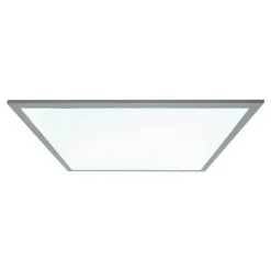 Panneau LED 'NICOLA', luminaire en saillie en métal et plastique avec LEDs fixes blanc neutre, panneau pour l'intérieur 45 x 45 cm